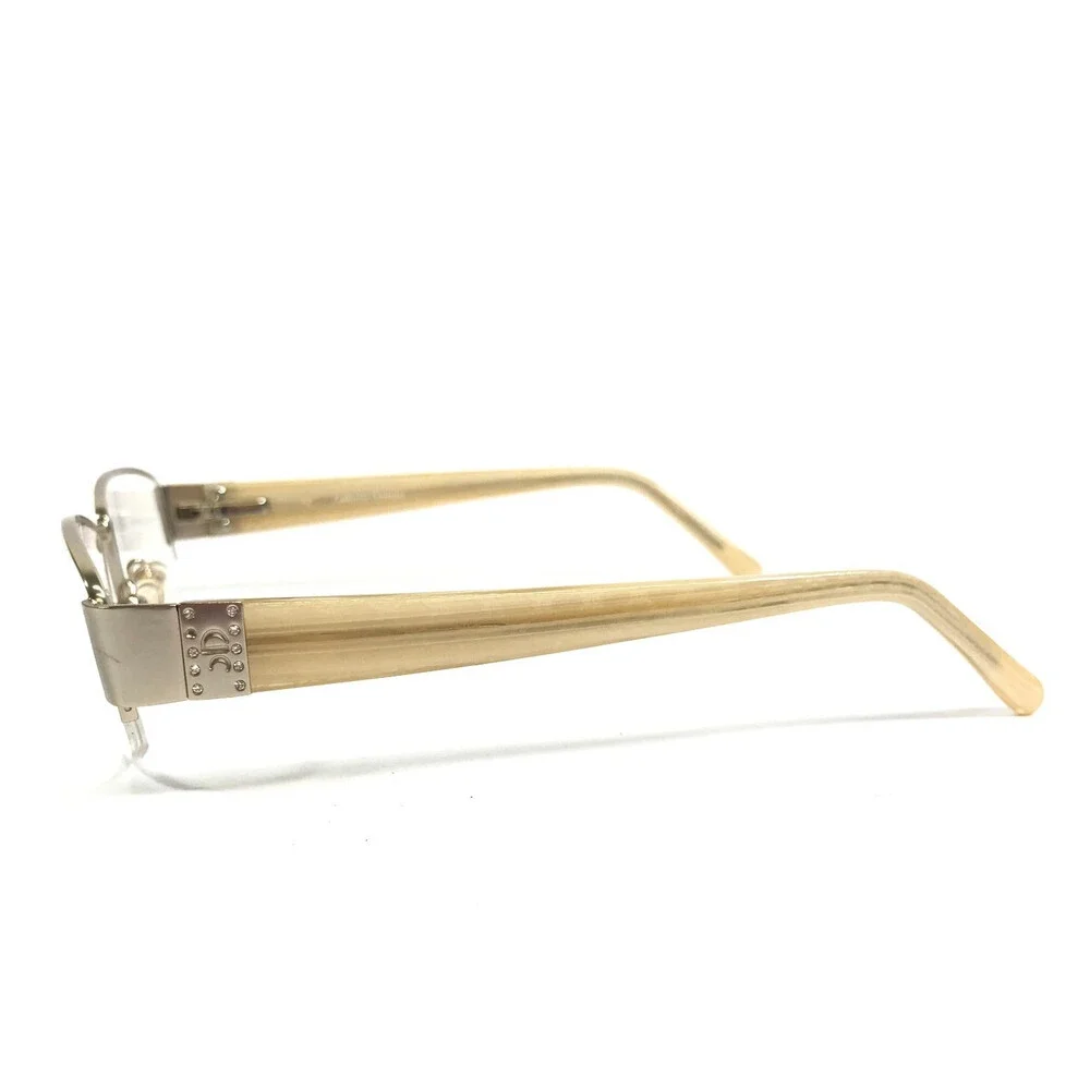 Catherine Deneuve Eyeglasses Frames CD-315 SGLD Satin Gold Crystals 52-17-135